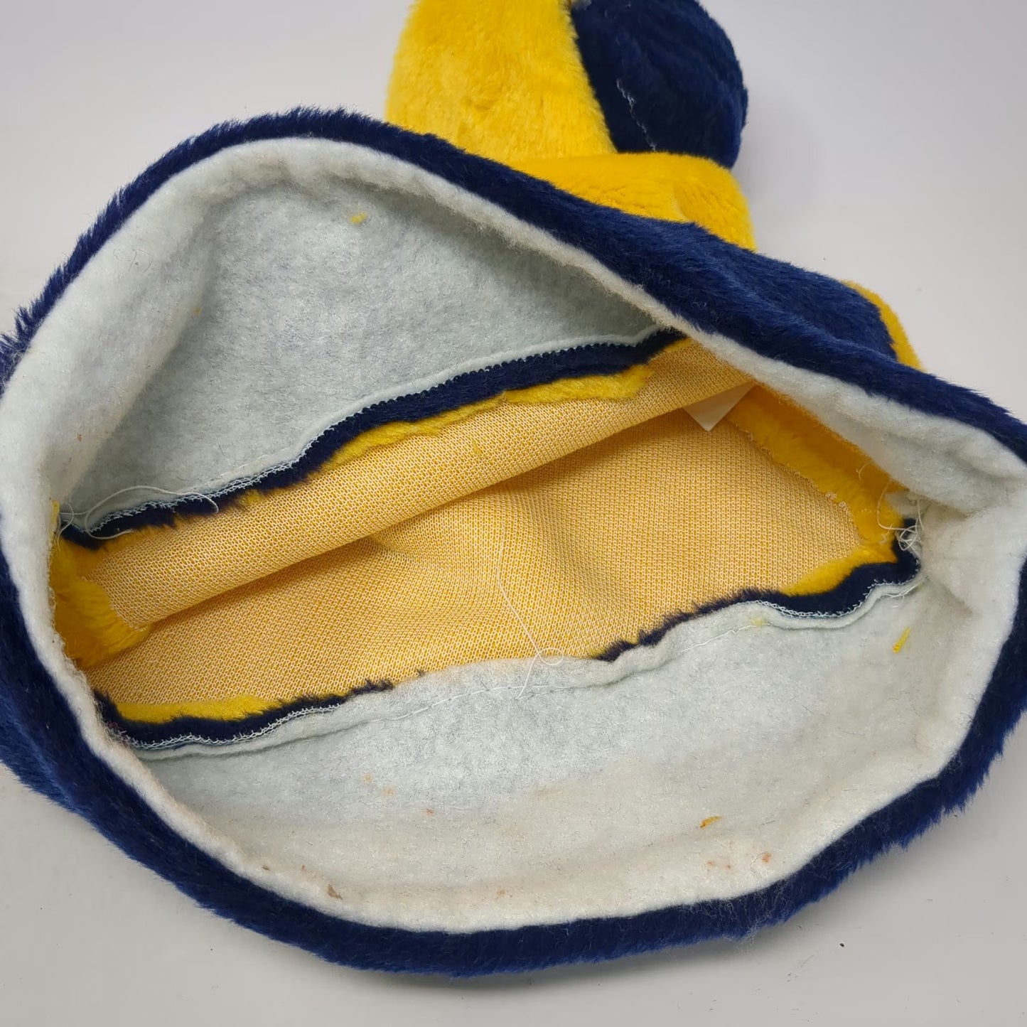 Indiana Pacers NBA Beanie Hat Yellow Blue One Size Chevy Chevrolet Logo Pom Fur