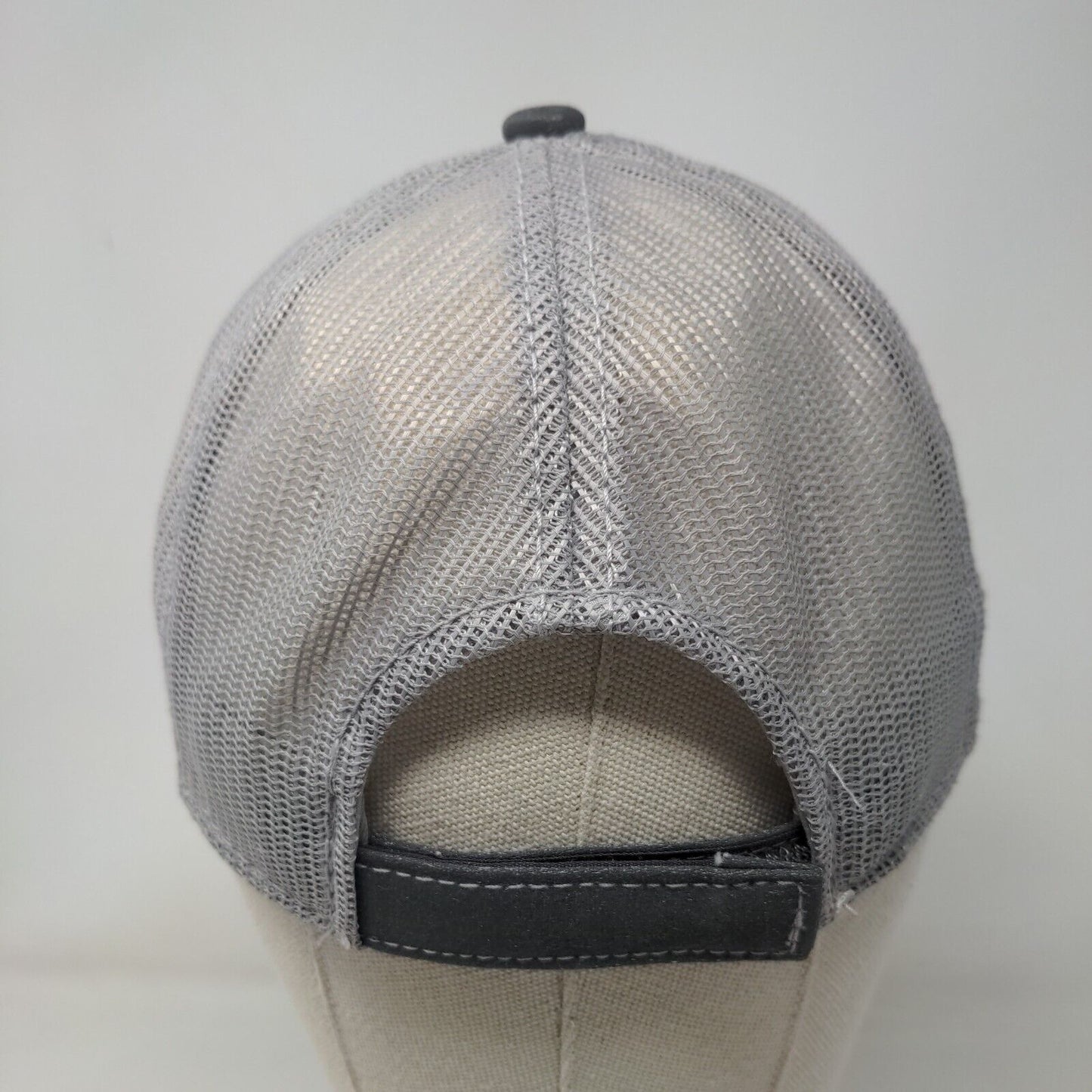 Cypress Depot Strapback Trucker Hat Gray One Size Adjustable Mesh Back