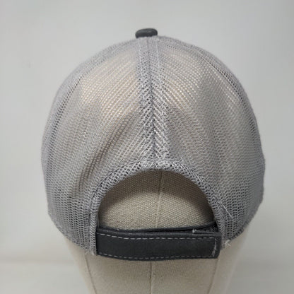 Cypress Depot Strapback Trucker Hat Gray One Size Adjustable Mesh Back