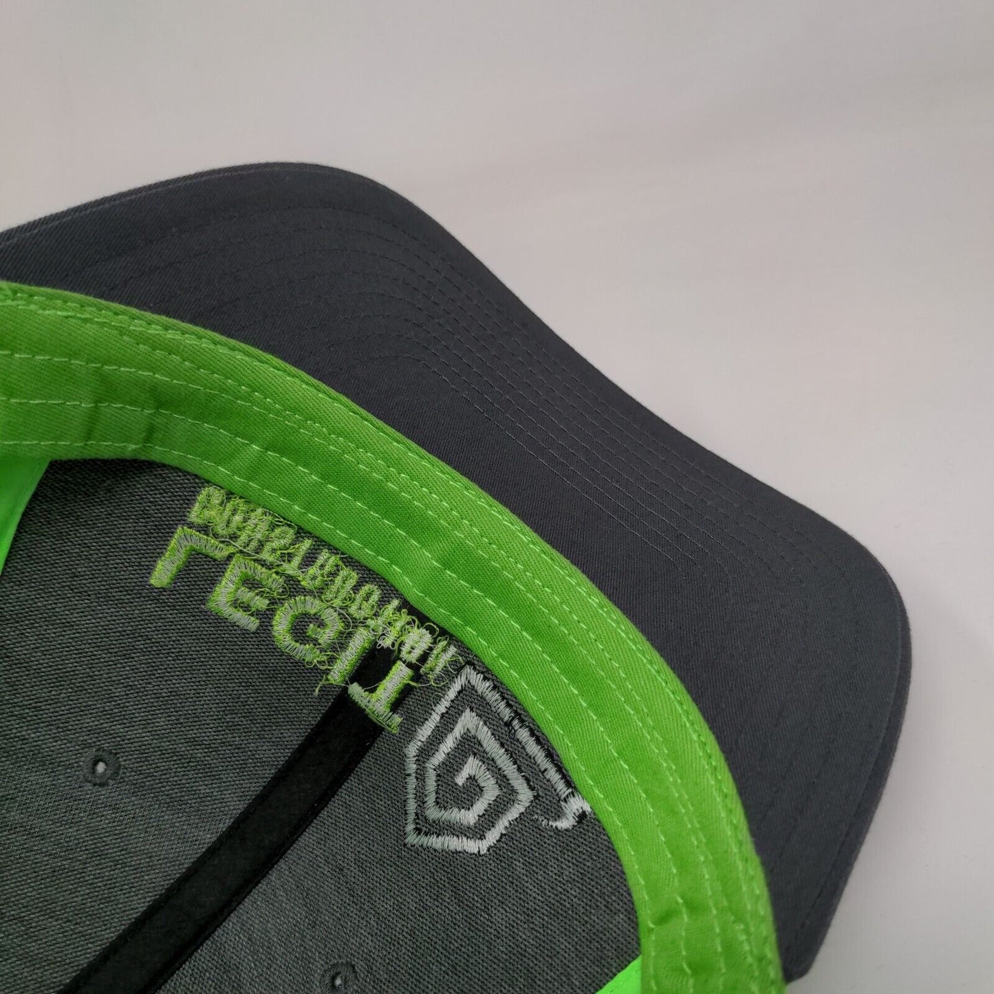 Legit Construction Snapback Trucker Hat Multicolor One Size Mesh Back