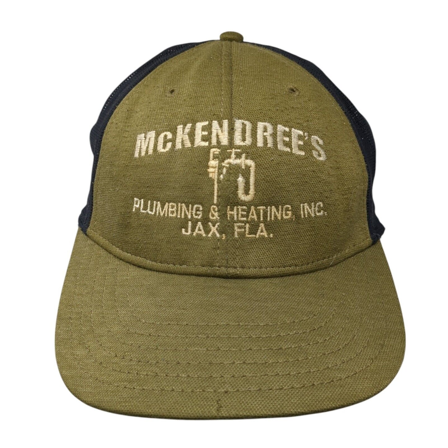 McKendree's Plumbing & Heating Inc JAX FLAStrapback Trucker Hat Brown OS Mesh