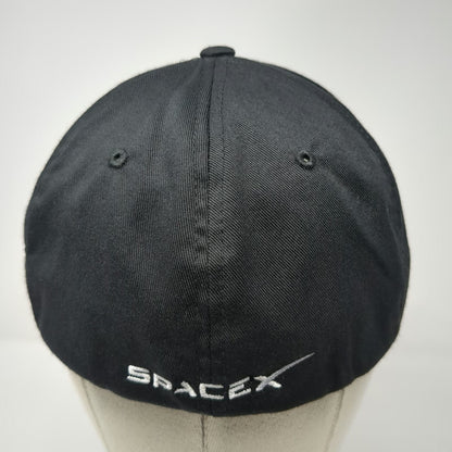 Flexfit SpaceX Occupy Mars Baseball Cap Black XL Hat Embroidered Fitted Logo