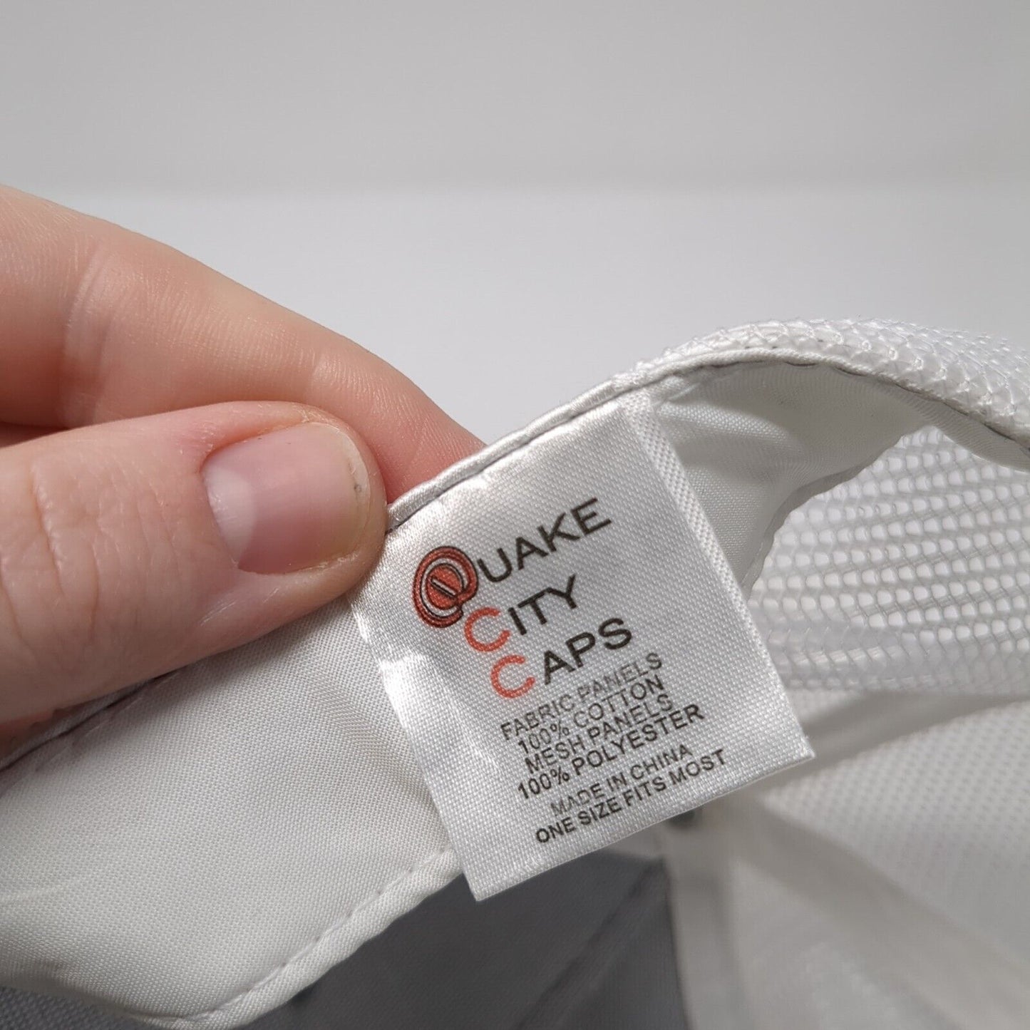 Simplot Free Fry Day Snapback Trucker Hat Gray OS Adjustable Mesh Quake City Cap