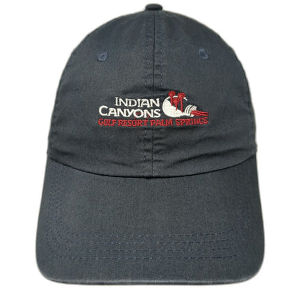 Ahead Baseball Cap Blue One Size Indian Canyons Golf Resort Palm Springs Hat