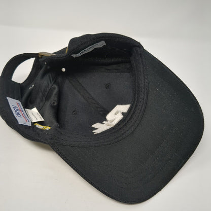 R+L Carriers Racing Slideback Hat Black One Size Adjustable Embroidered Idegy