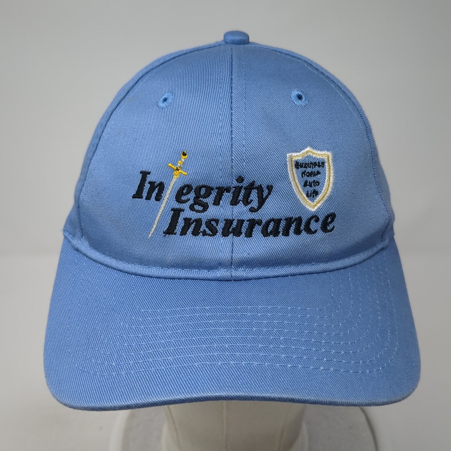 Integrity Insurance Strapback Hat Blue One Size Outdoor Port & Company