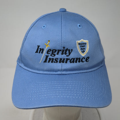 Integrity Insurance Strapback Hat Blue One Size Outdoor Port & Company