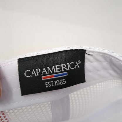 How Big? Novuglass.com Snapback Trucker Hat Blue One Size Mesh Back Cap America