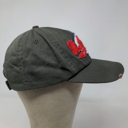 Lucky 777 Men's Strapback Hat Gray Adjustable Embroidered St. Augustine FL