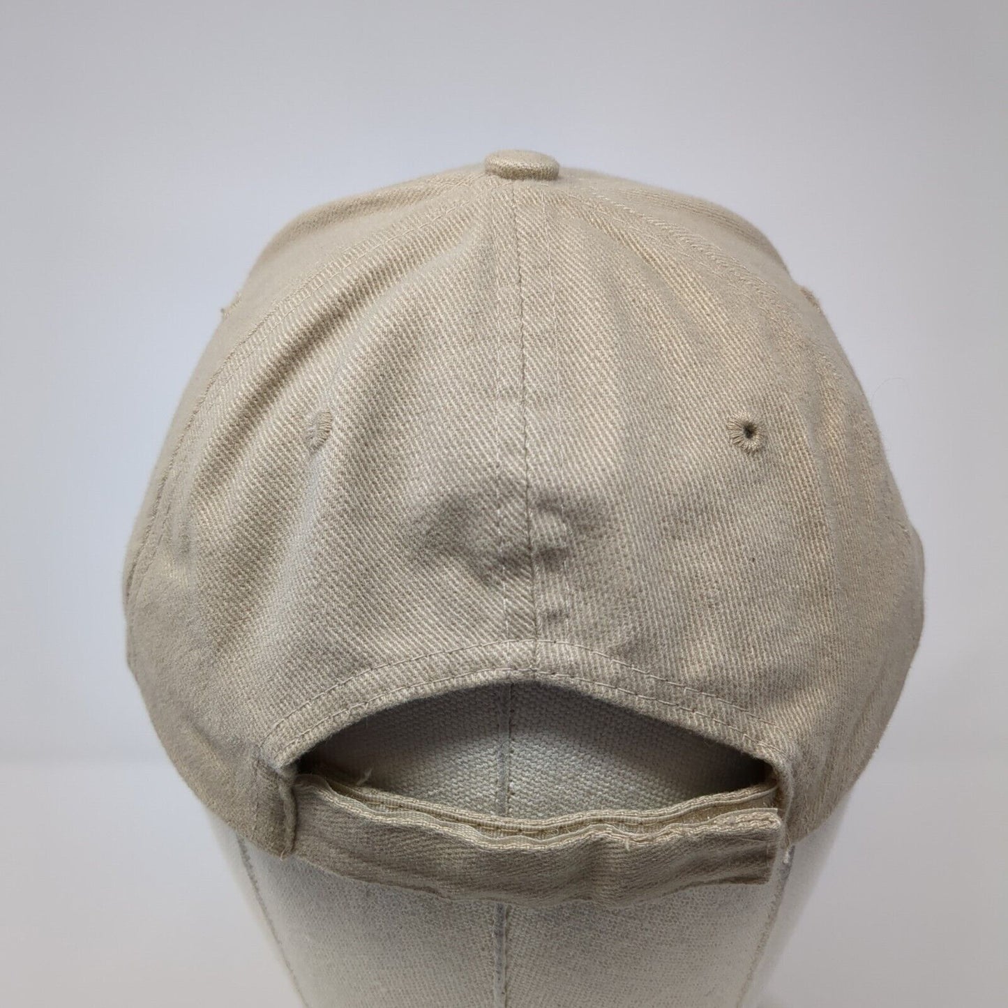 African Sporting Gazette Strapback Hat Tan One Size Adjustable Embroidered