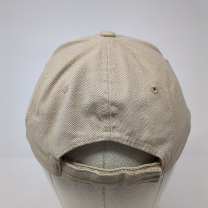 African Sporting Gazette Strapback Hat Tan One Size Adjustable Embroidered
