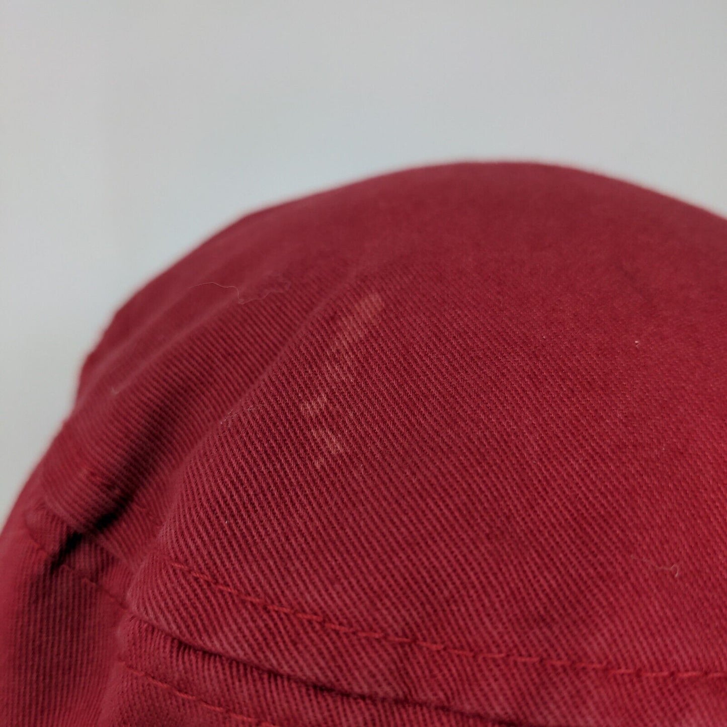 Signatures Women's Strapback Cadet Cap Red Embroidered IU Hoosiers Logo