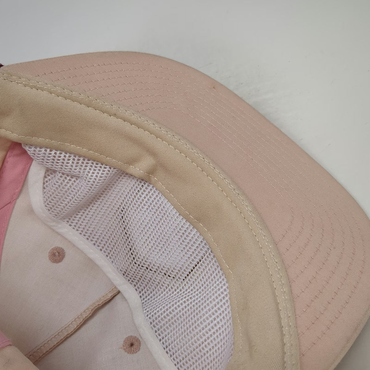 Richardson 5 Panel Pink One Size Hat Expedition Inspiration Rope Leather Patch