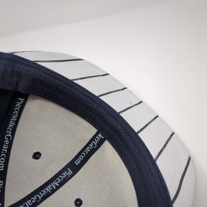 Piecemaker Snapback Hat Blue One Size Embroidered 420 Logo 6 Panel