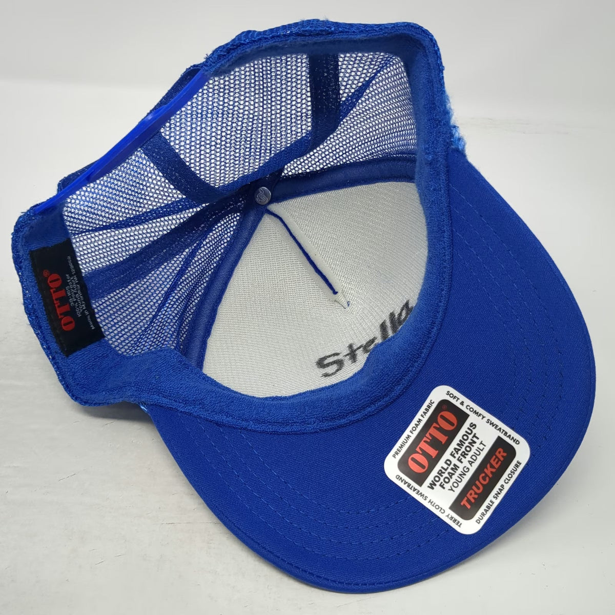 Otto Trucker Hat Blue One Size Twin Oaks Day Camp 50 Years Anniversary Graphic