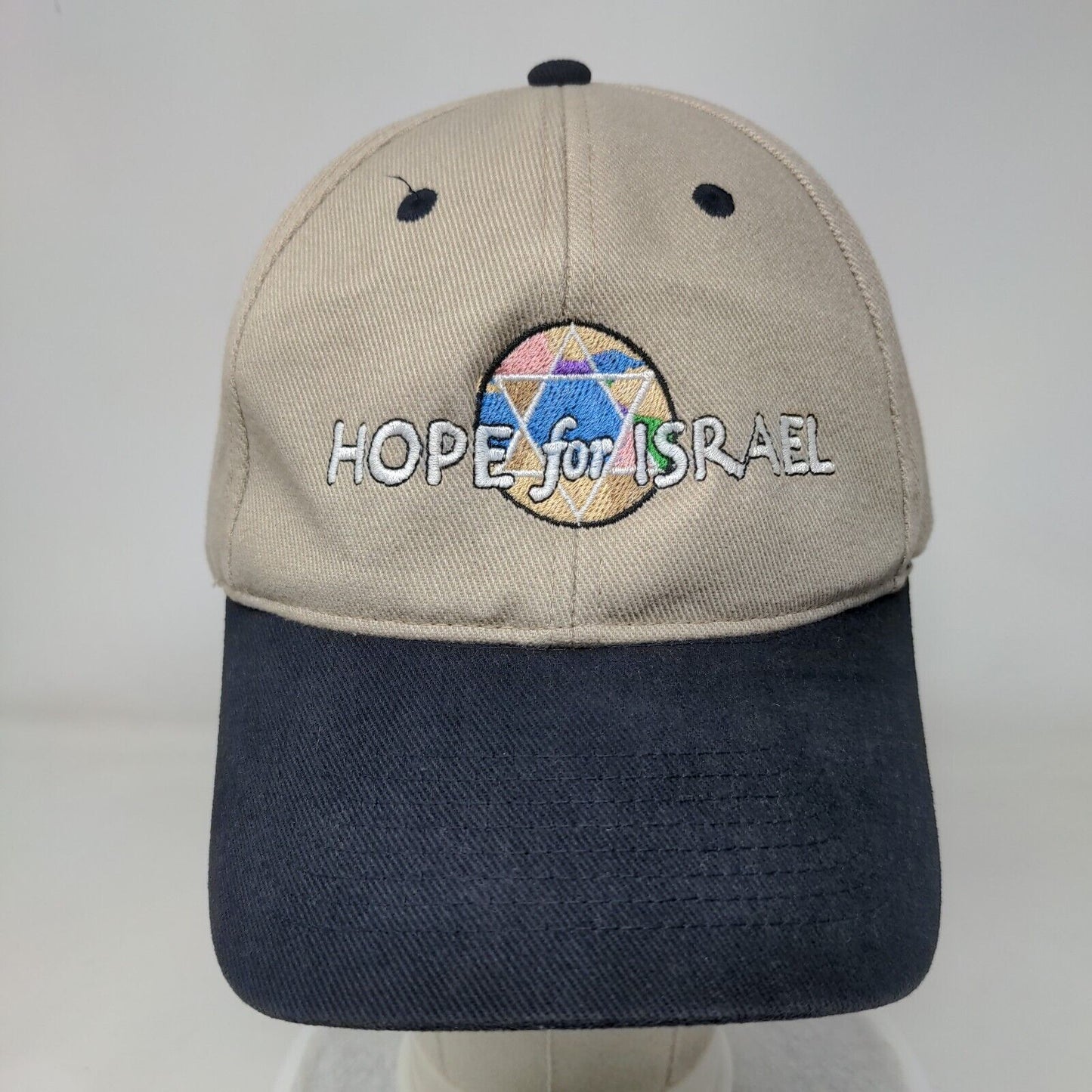 Hope For Israel Strapback Hat Multicolor One Size Adjustable Embroidered Toppers