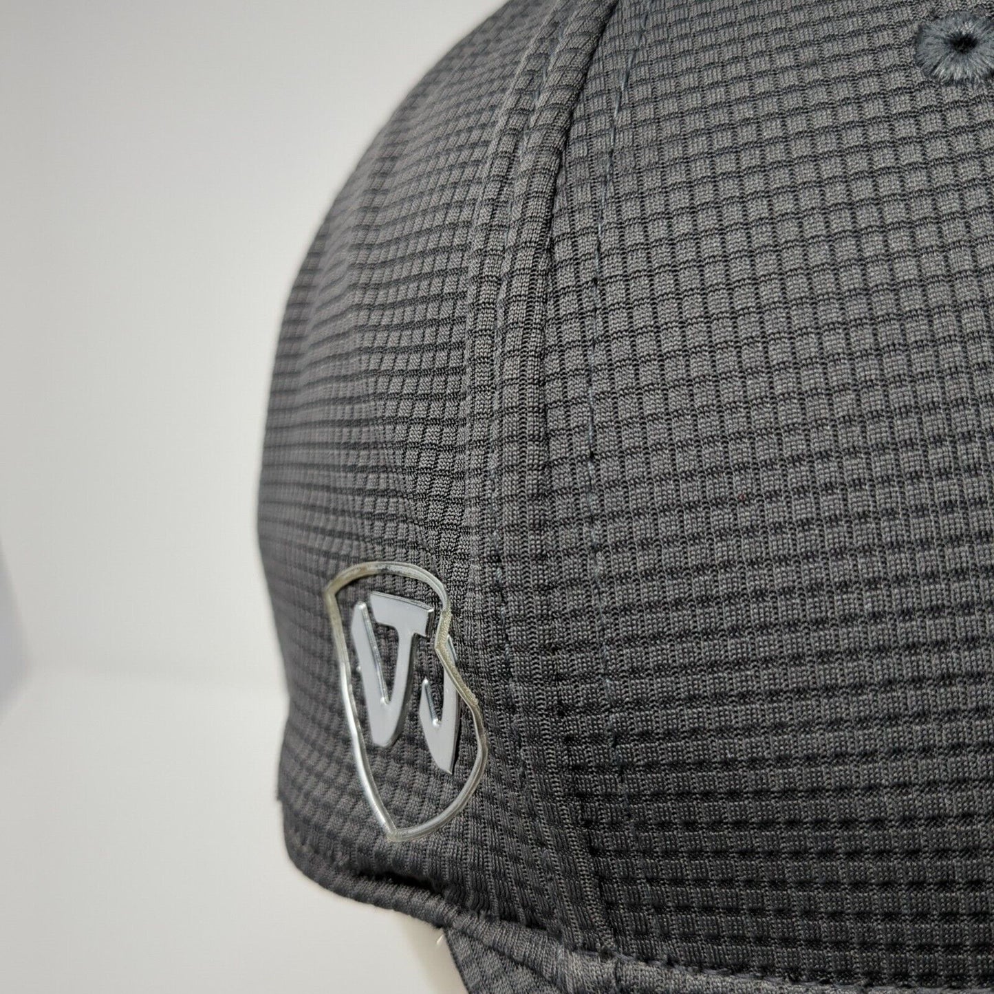 Spartans Fitted Hat Gray One Size Memory Fit Stretch Embroidered Logo