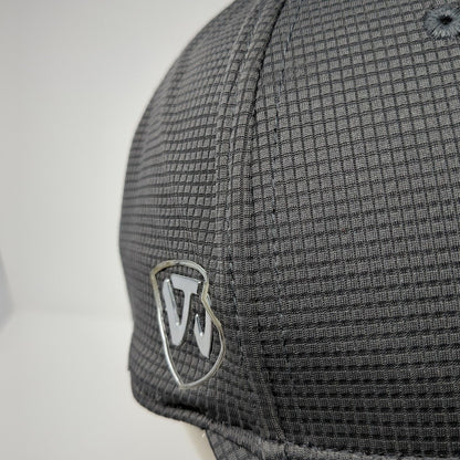 Spartans Fitted Hat Gray One Size Memory Fit Stretch Embroidered Logo