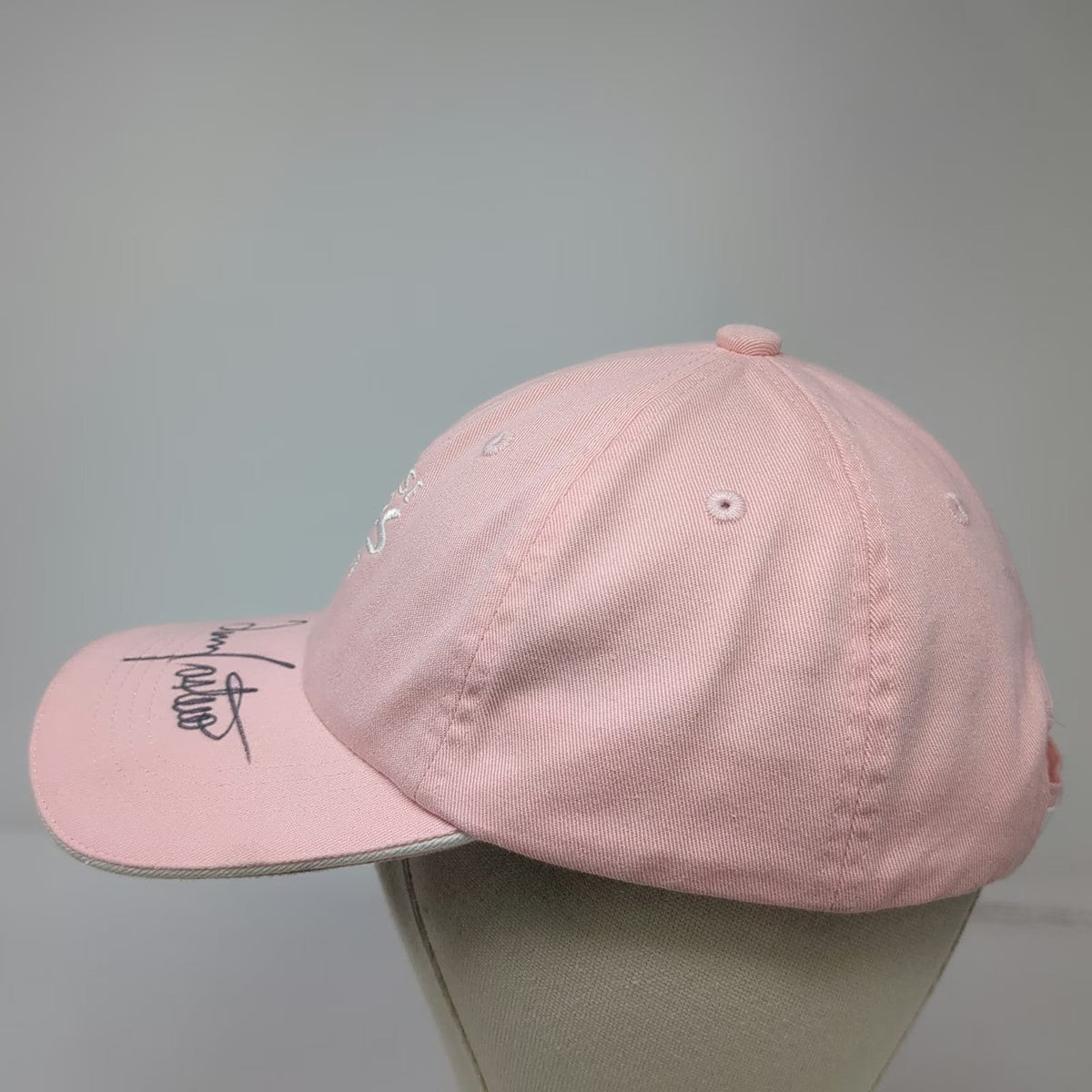Port Authority Baseball Cap Pink One Size Boise Blues Society Trumpet Music Hat