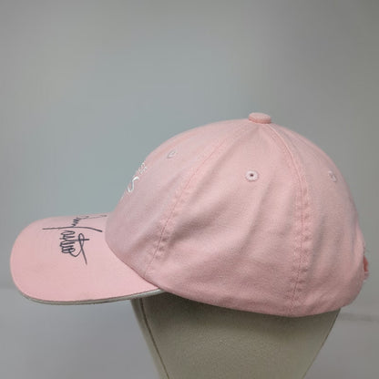 Port Authority Baseball Cap Pink One Size Boise Blues Society Trumpet Music Hat