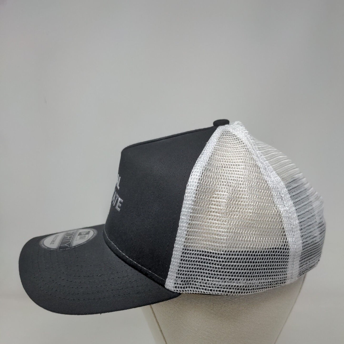 Real Estate Lab Snapback Mesh Back Trucker Hat Black OSFM New Era