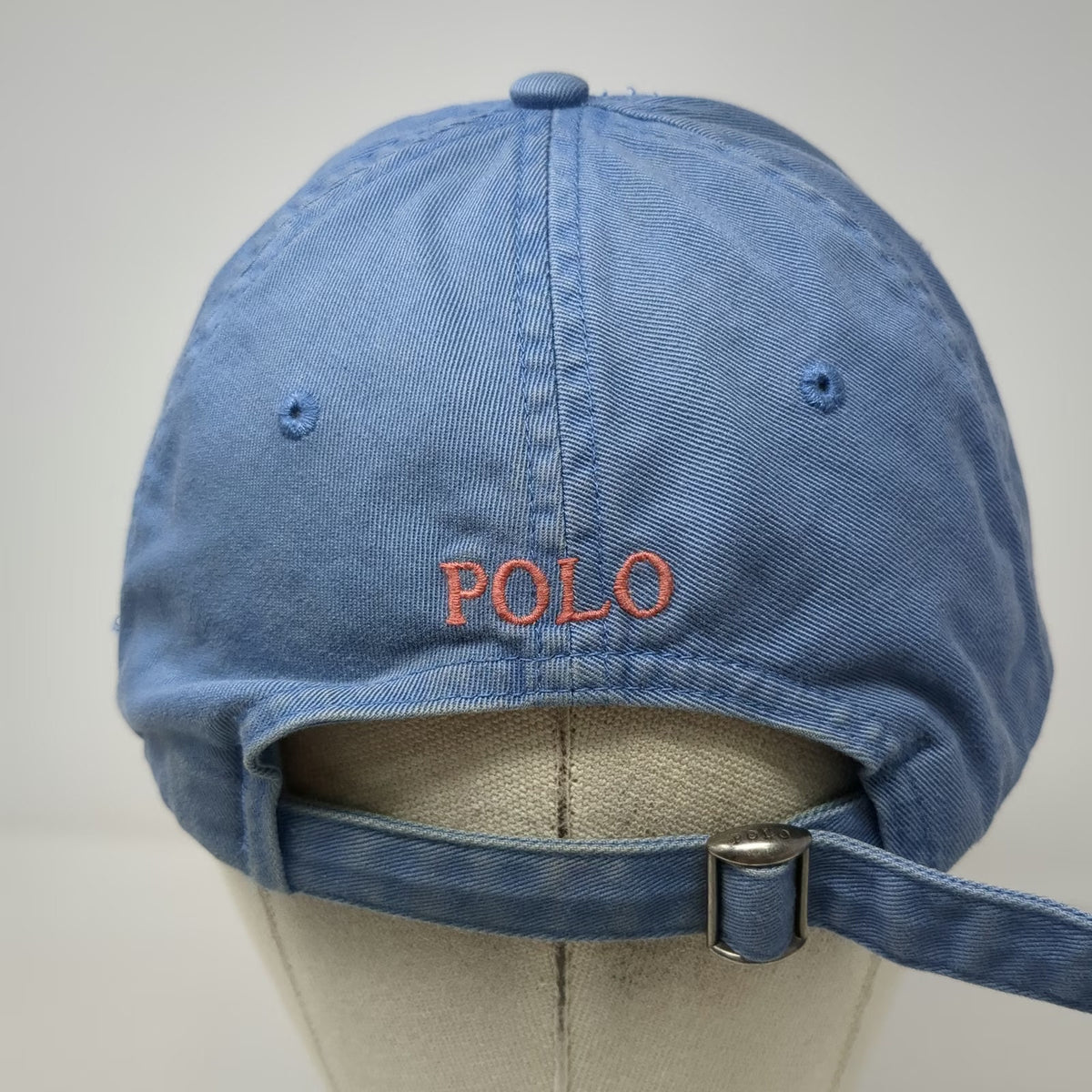 Polo Ralph Lauren Baseball Cap Blue One Size Orange Embroidered Polo Hat