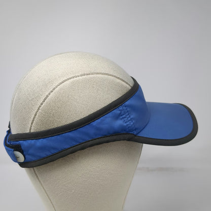 Nike Visor Blue One Size Embroidered Logo Strapback Athletic Performance Hat