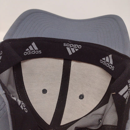 Adidas Fitted Hat Blue OSFA A-Flex Lightweight Embroidered 6 Panel Poly Blend