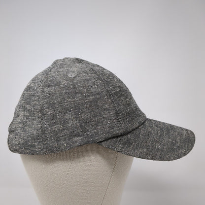 Express Slideback Hat Gray One Size Adjustable Embroidered Vented Holes 6 Panel