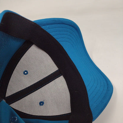 Under Armour Fitted Hat Blue Youth S/M Embroidered Classic Fit Solid