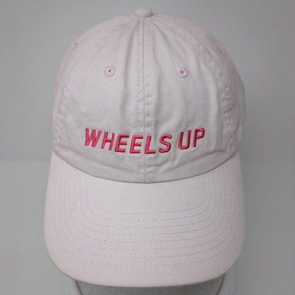 Wheels Up 8760 Slideback Hat Pink One Size Adjustable Embroidered Patriotic