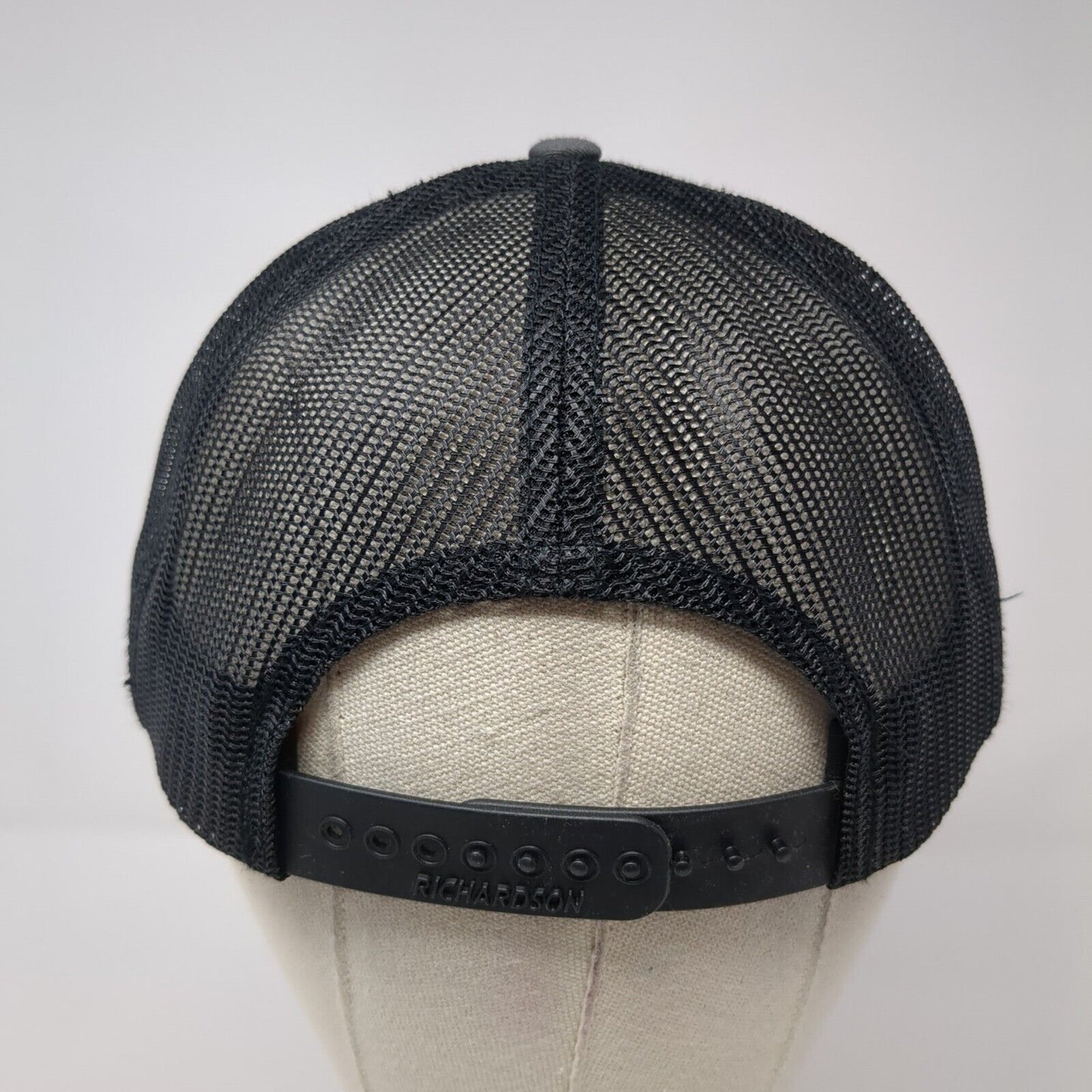 Encore Wire Logo Snapback Mesh Back Trucker Hat Gray M/L Richardson