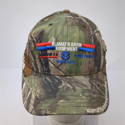 Klamath Basin Equipment Case III Polaris Newholland Strapback Hat Camo One Size