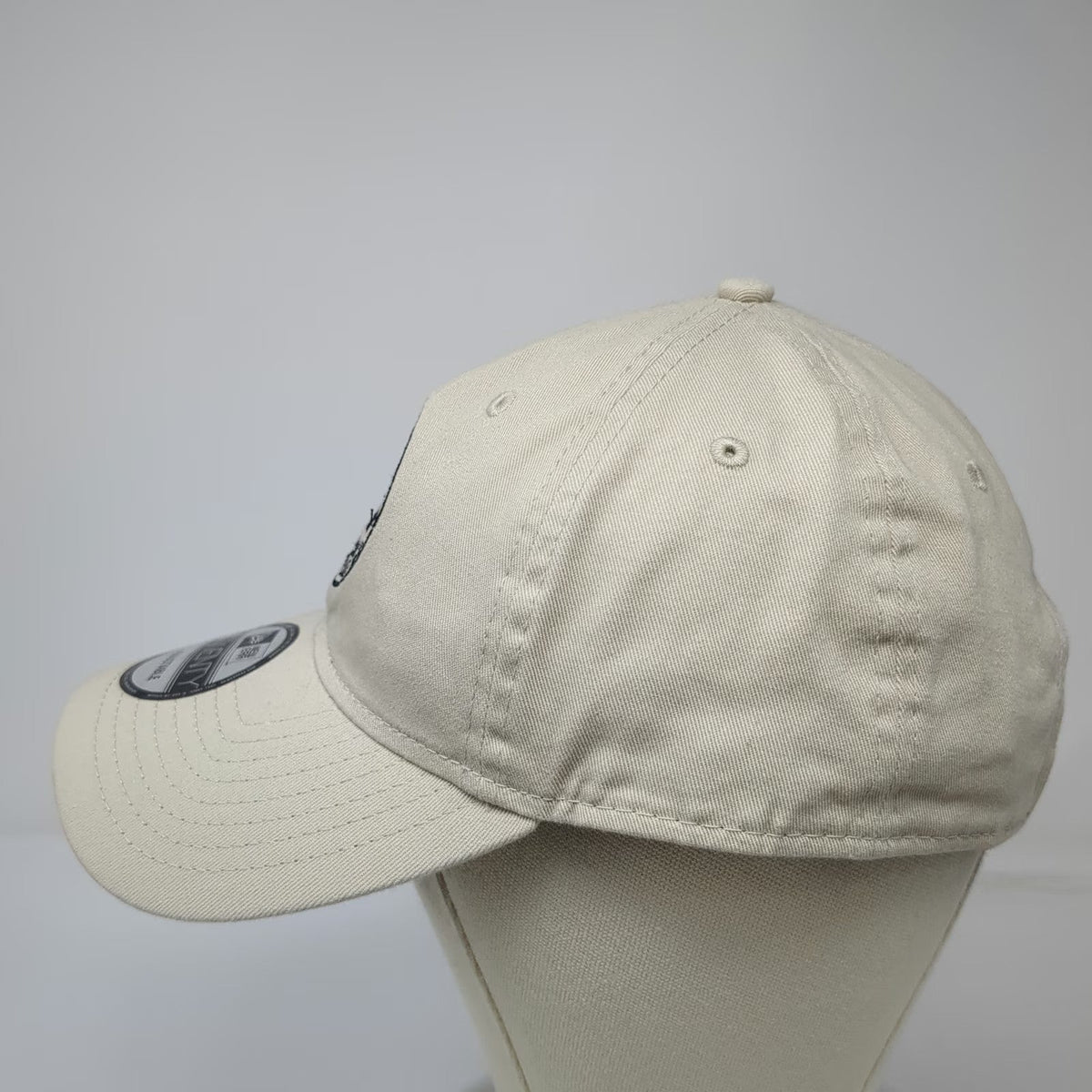 New Era Baseball Cap Beige One Size 9TWENTY Slideback Martinsville NJ Cotton Hat