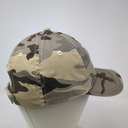 Port Authority Baseball Cap Green Camo Pink Delta Zeta Sorority One Size Hat