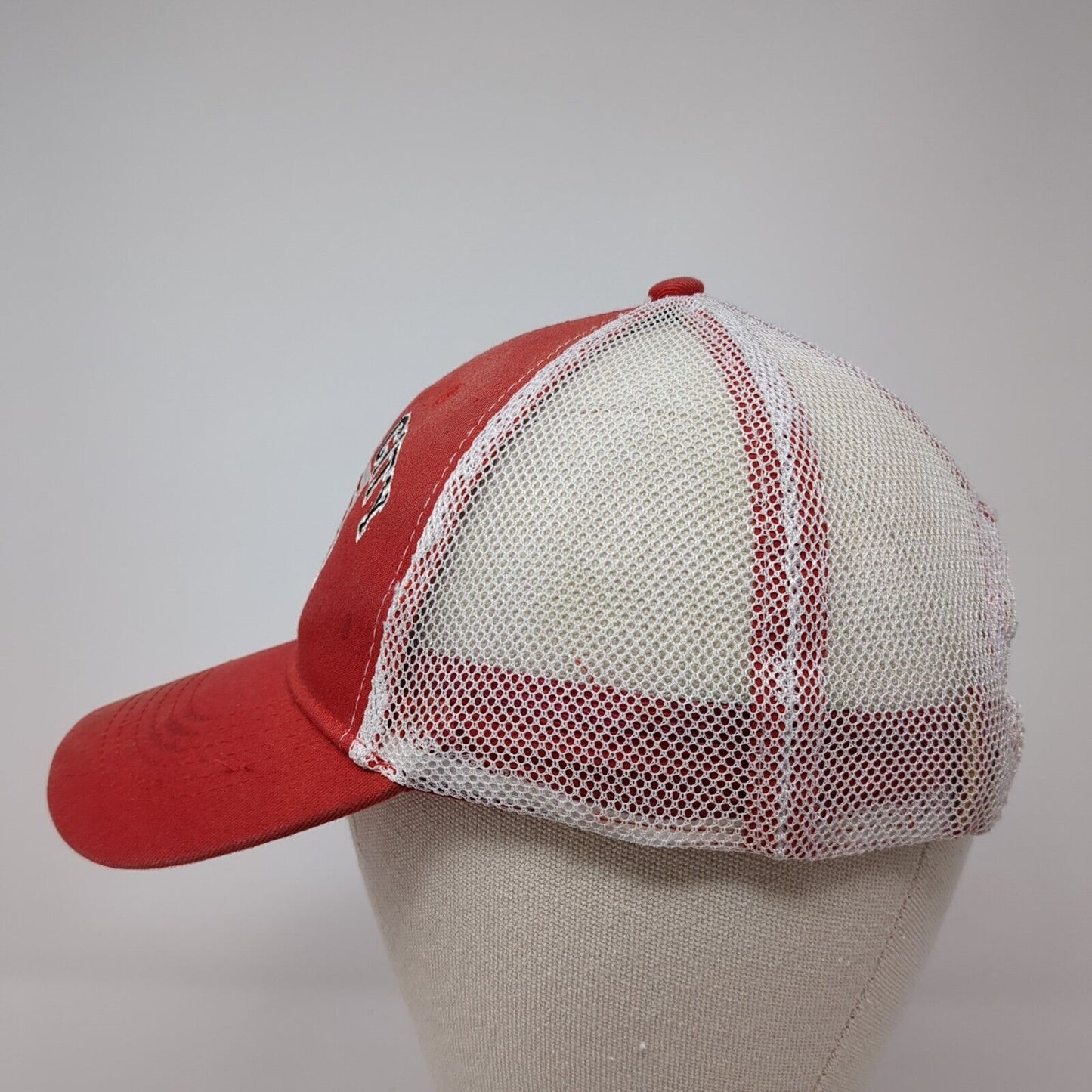 Panama City Beach Florida Snapback Trucker Hat Red OS Adjustable Patriotic Mesh