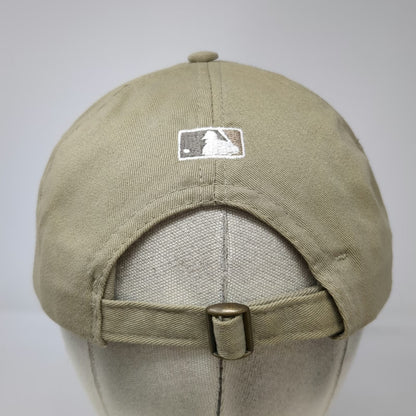 NY Yankees MLB New Era 1999 Champions Beige Baseball Cap Hat Slideback Vintage