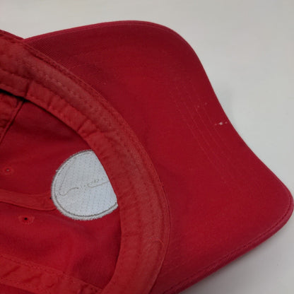 Chubb Classic Slideback Hat Red One Size Adjustable Embroidered 6 Panel