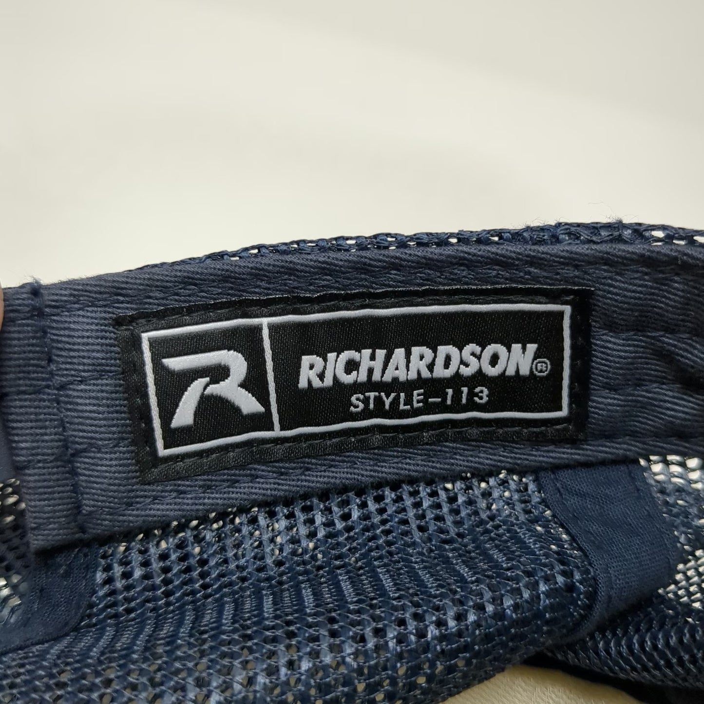 Richardson Trucker Hat Blue One Size Shaka Good Vibes Coast to Coast Mesh Rope