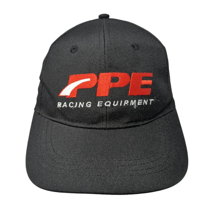PPE Racing Equipment Strapback Hat Black OS Adjustable Embroidered Patriotic