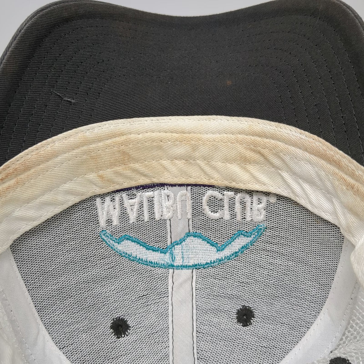 Ouray Trucker Hat Gray One Size Young Life Malibu Club Mountain Snapback Mesh