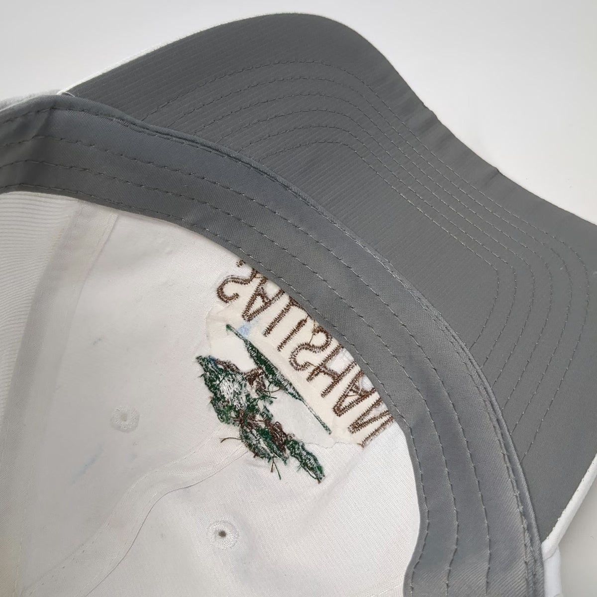 Imperial Baseball Cap White One Size Salishan Golf Links Strapback Hat Golfing