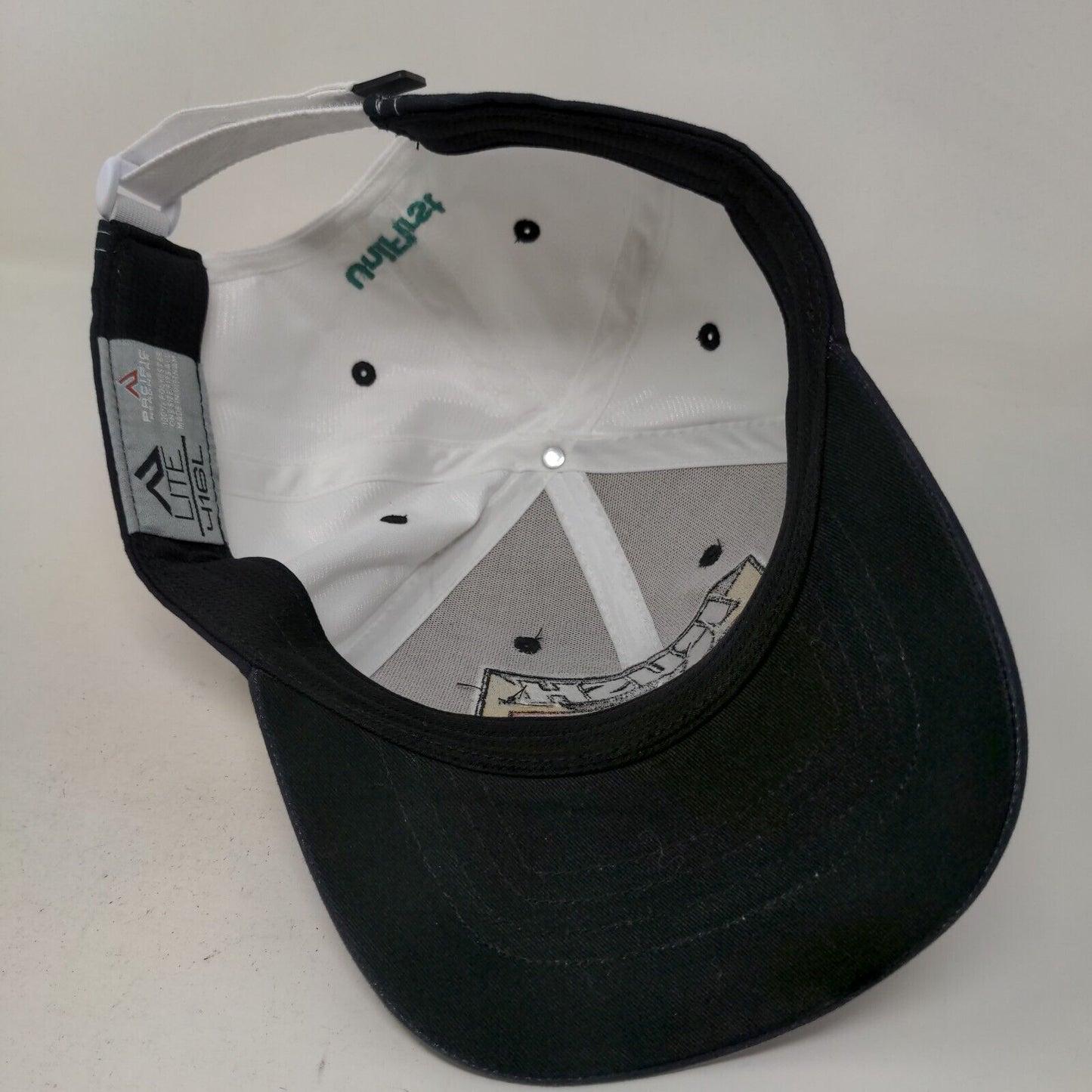 Rush Truck Centers Men's Strapback Hat White OSFA Embroidered Logo Polyester