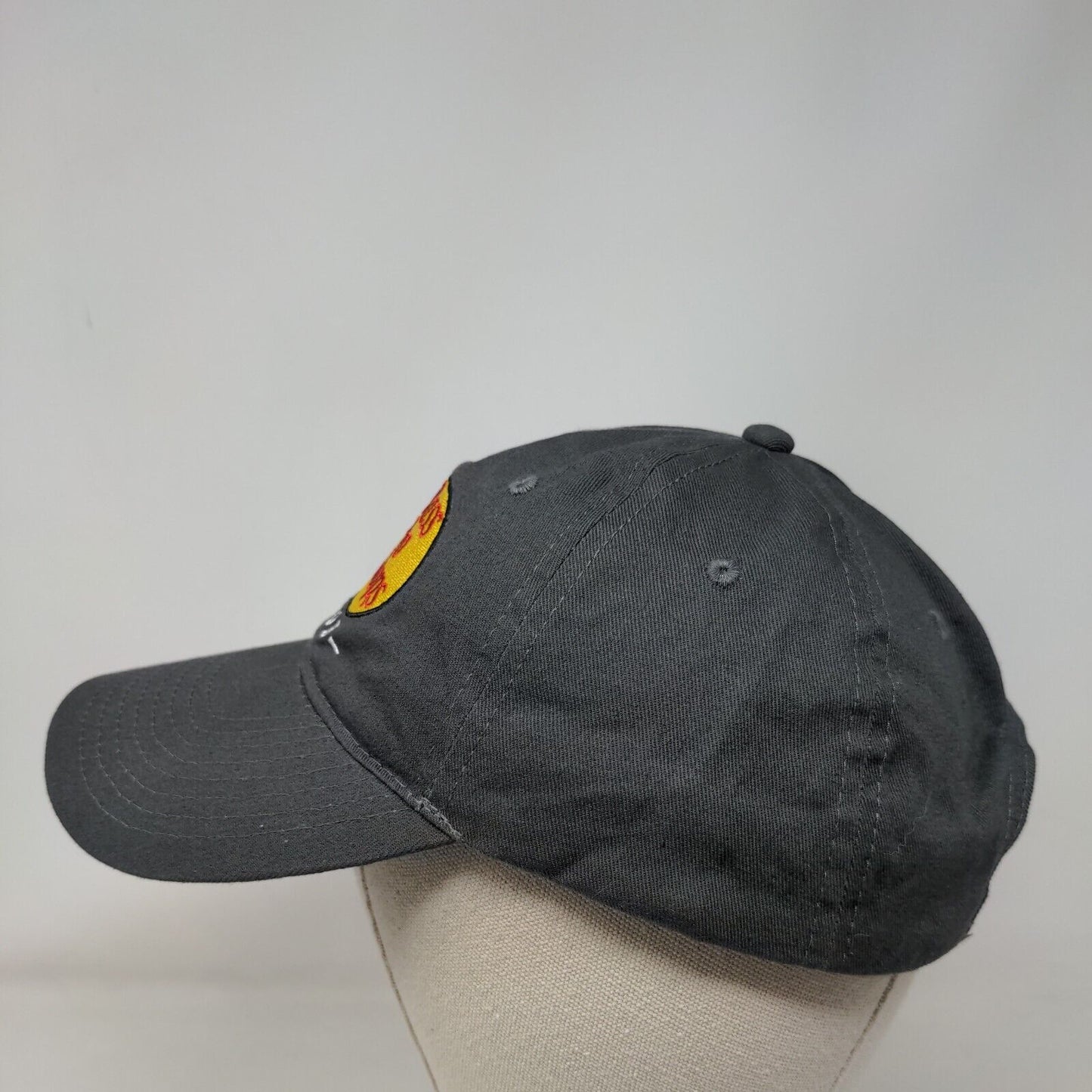 Bass Pro Shops Club Slideback Hat Gray One Size Embroidered 6 Panel Cotton