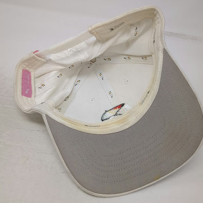 Puma Snapback Hat White One Size Arnold Palmer Umbrella P Logo Golf 110 Cap