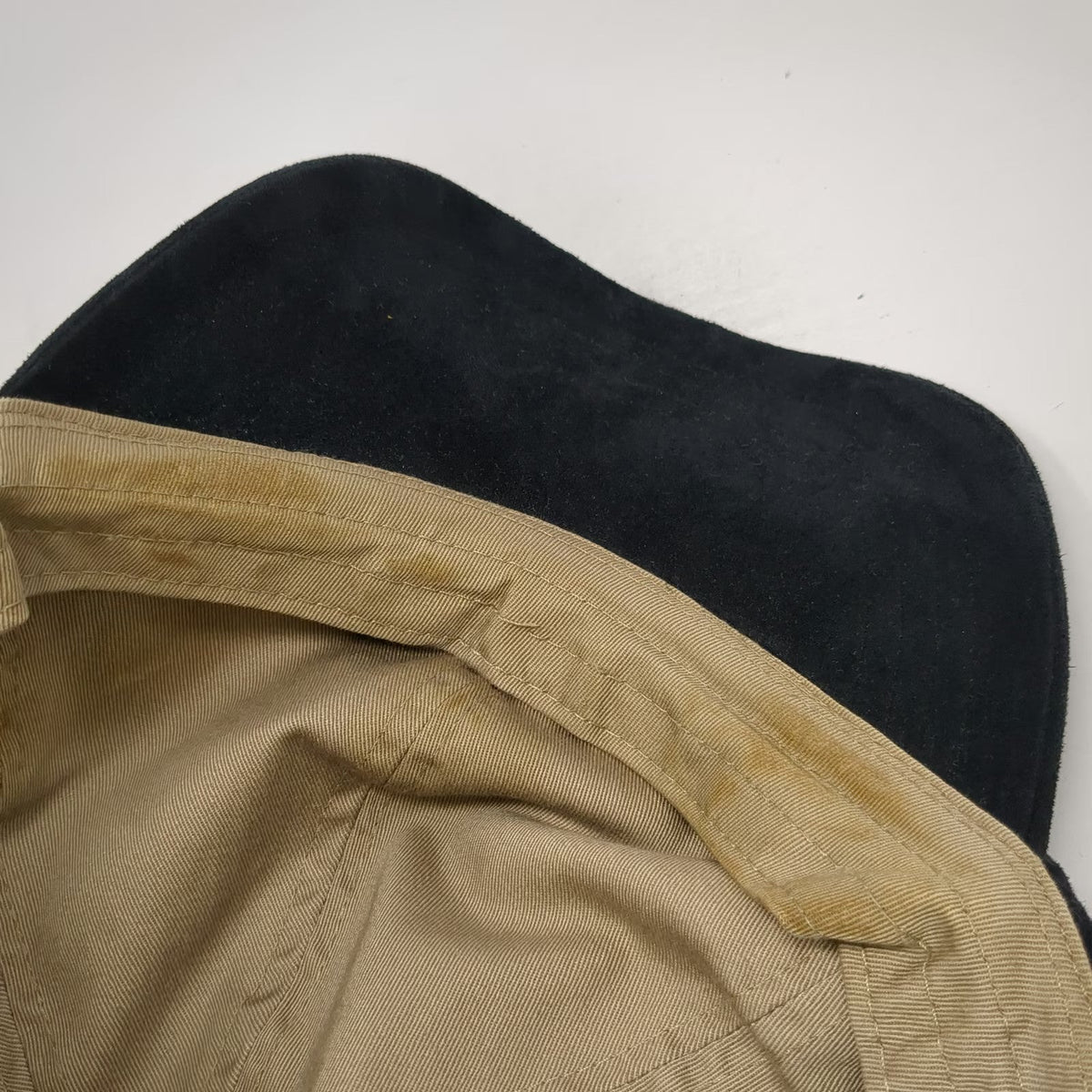 Weatherproof Baseball Cap Black One Size Faux Suede Strapback Hat Logo Outdoor
