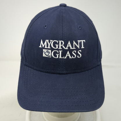 OTTO Mygrant Glass Logo Blue Baseball Cap One Size Strapback Solid Cotton Hat