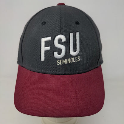 Nike Legacy 91 Dri Fit Men's Fitted Hat Gray OSFM Embroidered FSU Seminoles Logo