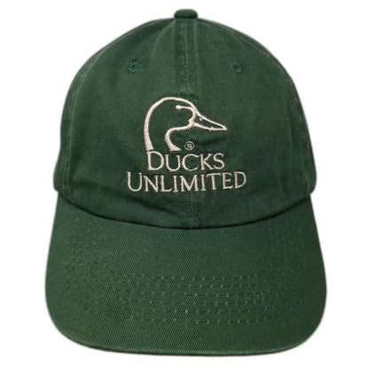 Outdoor Cap Ducks Unlimited Baseball Cap Green One Size Strapback Hat Since 1937