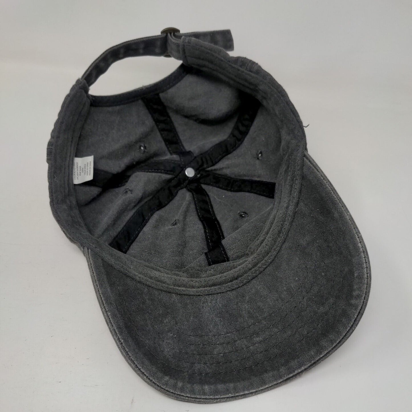 Unbranded Slideback Hat OSFM Adjustable 6 Panel Vent Holes Blank Solid